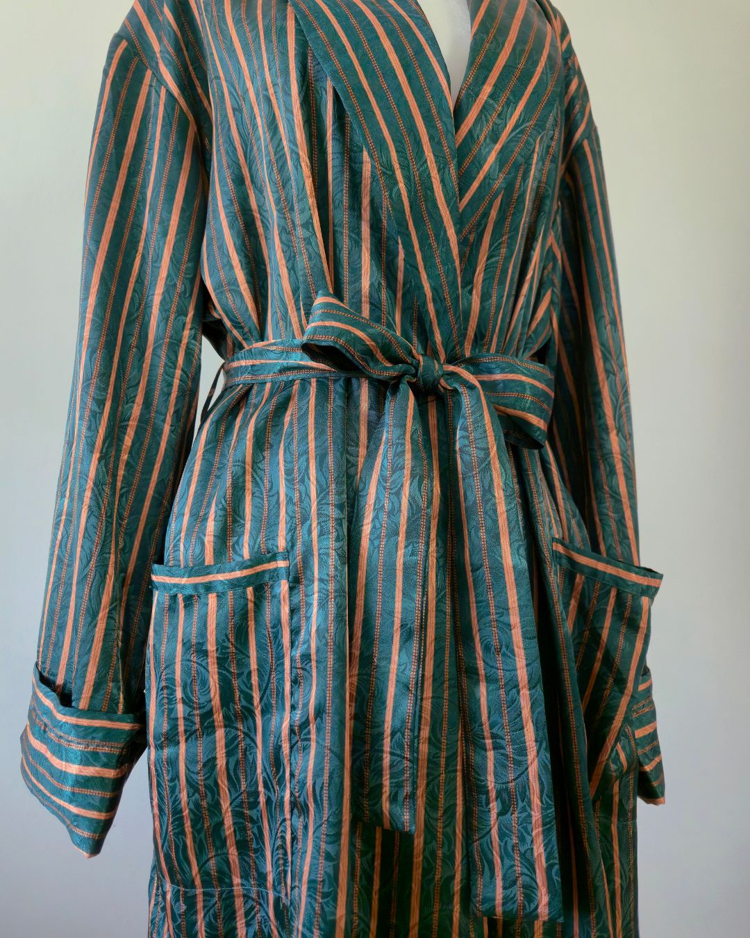 1990s Vintage Victoria’s Secret Emerald Satin Robe