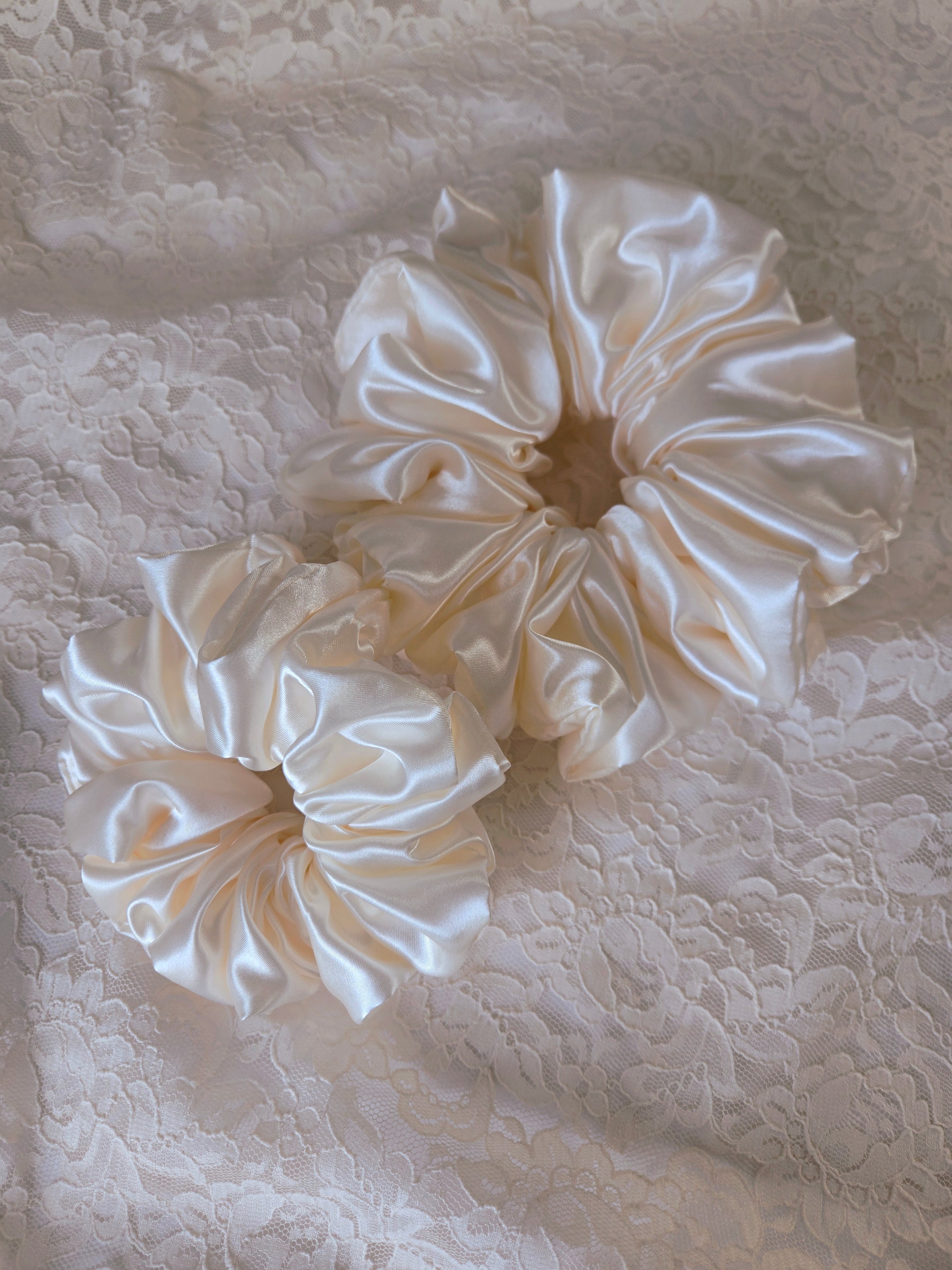 Meringue Cloud | Satin Scrunchie