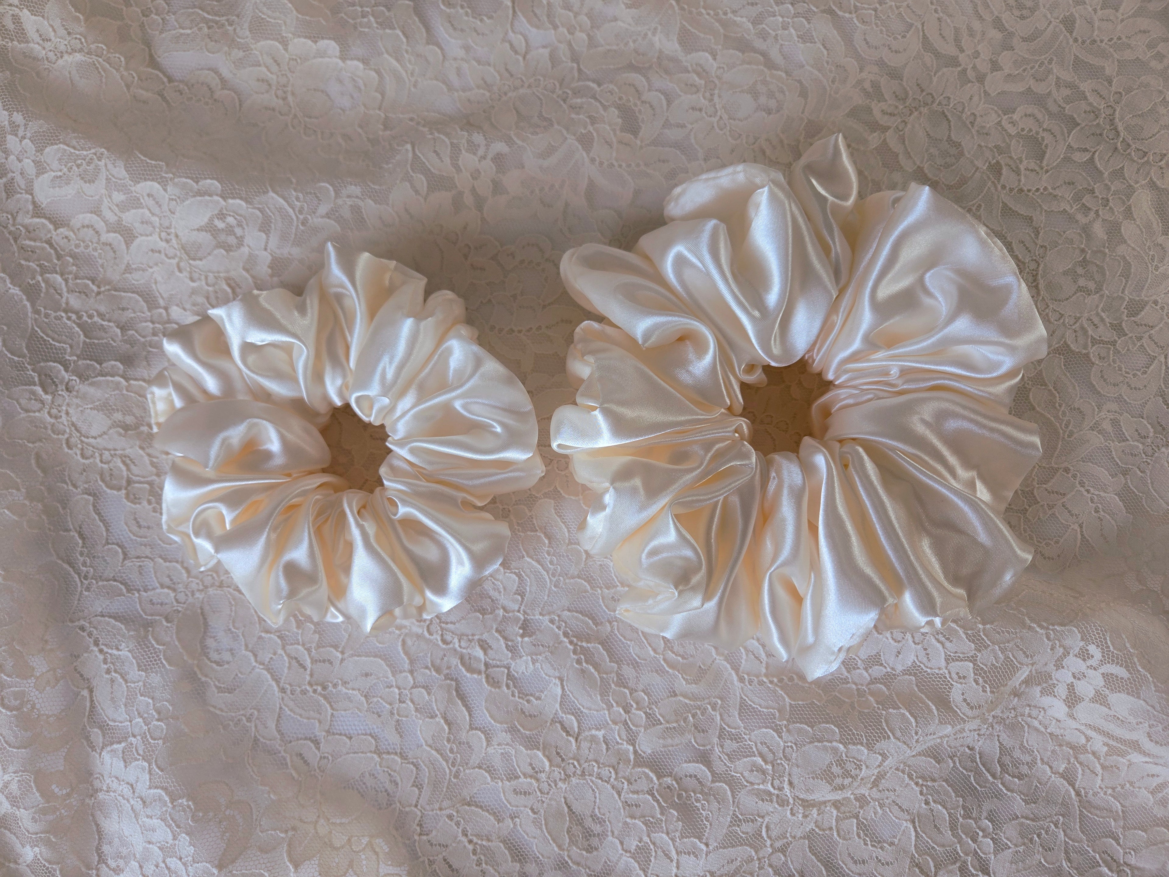 Meringue Cloud | Satin Scrunchie