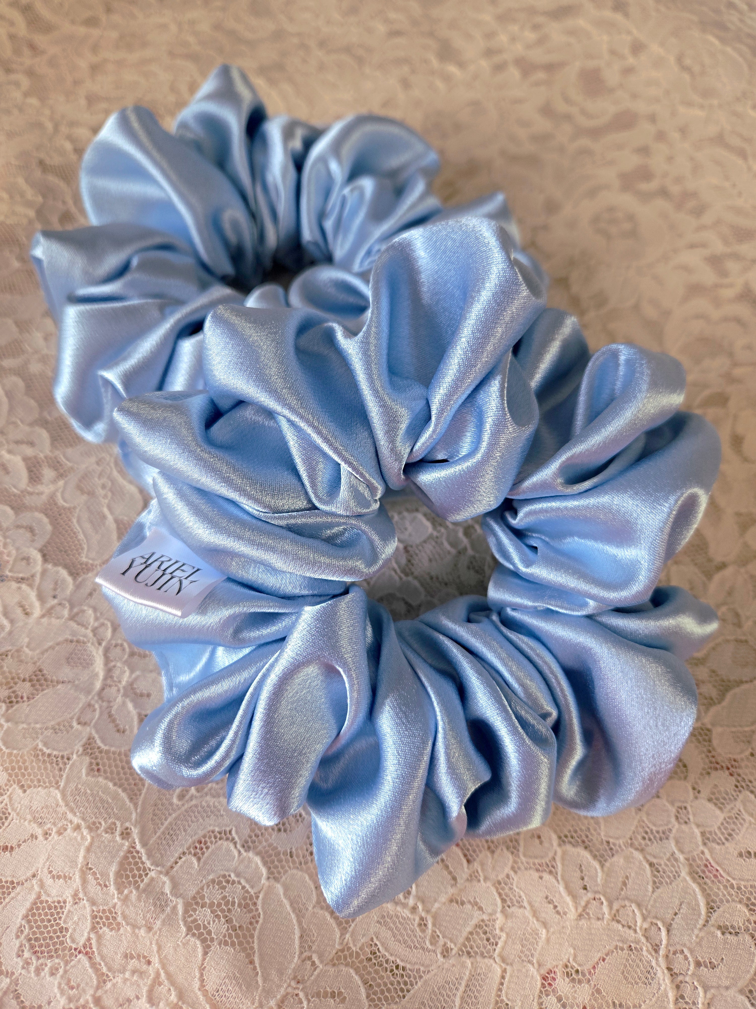 Ocean Pearl | Satin Scrunchie