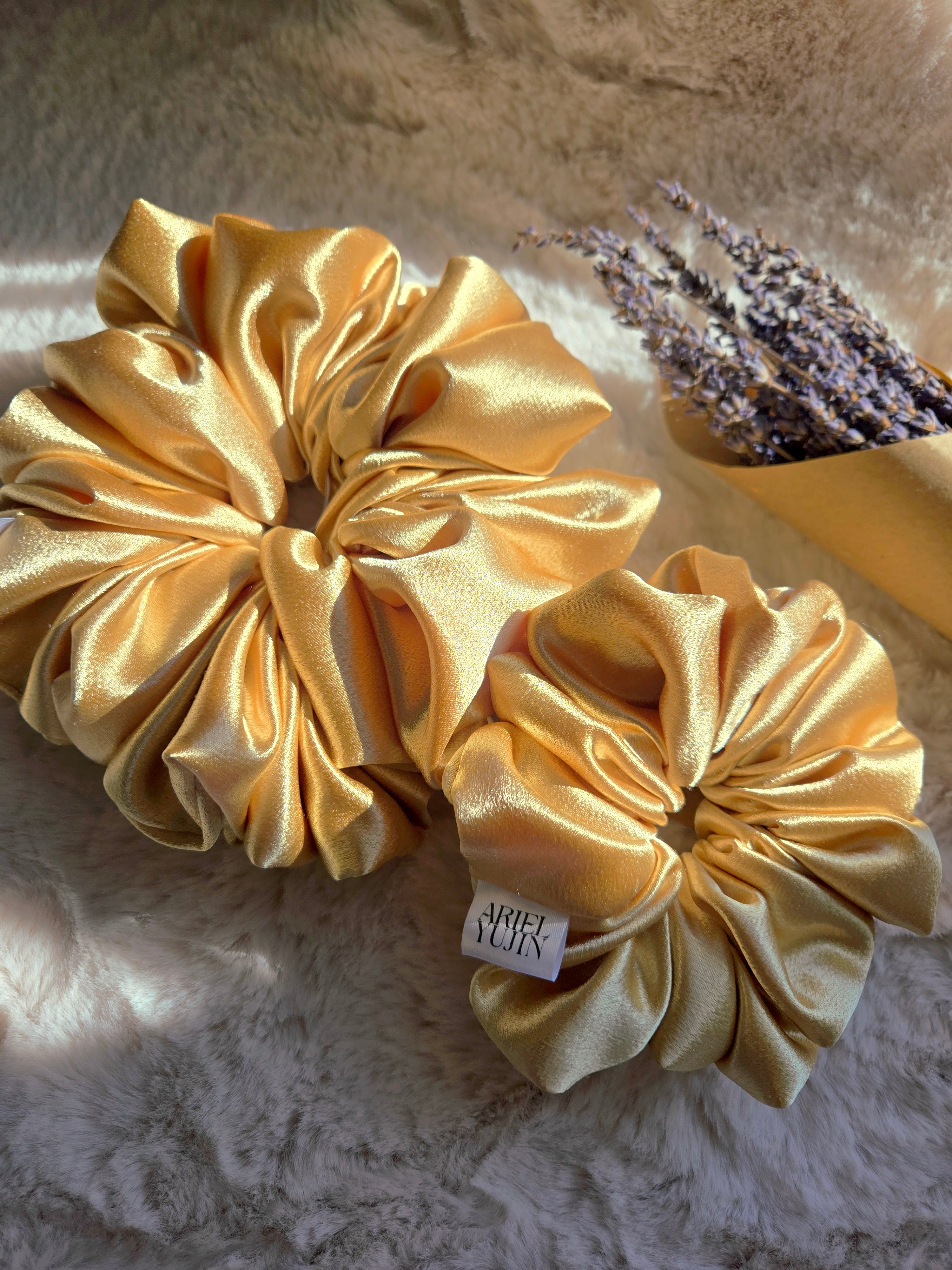 Marigold | Satin Scrunchie