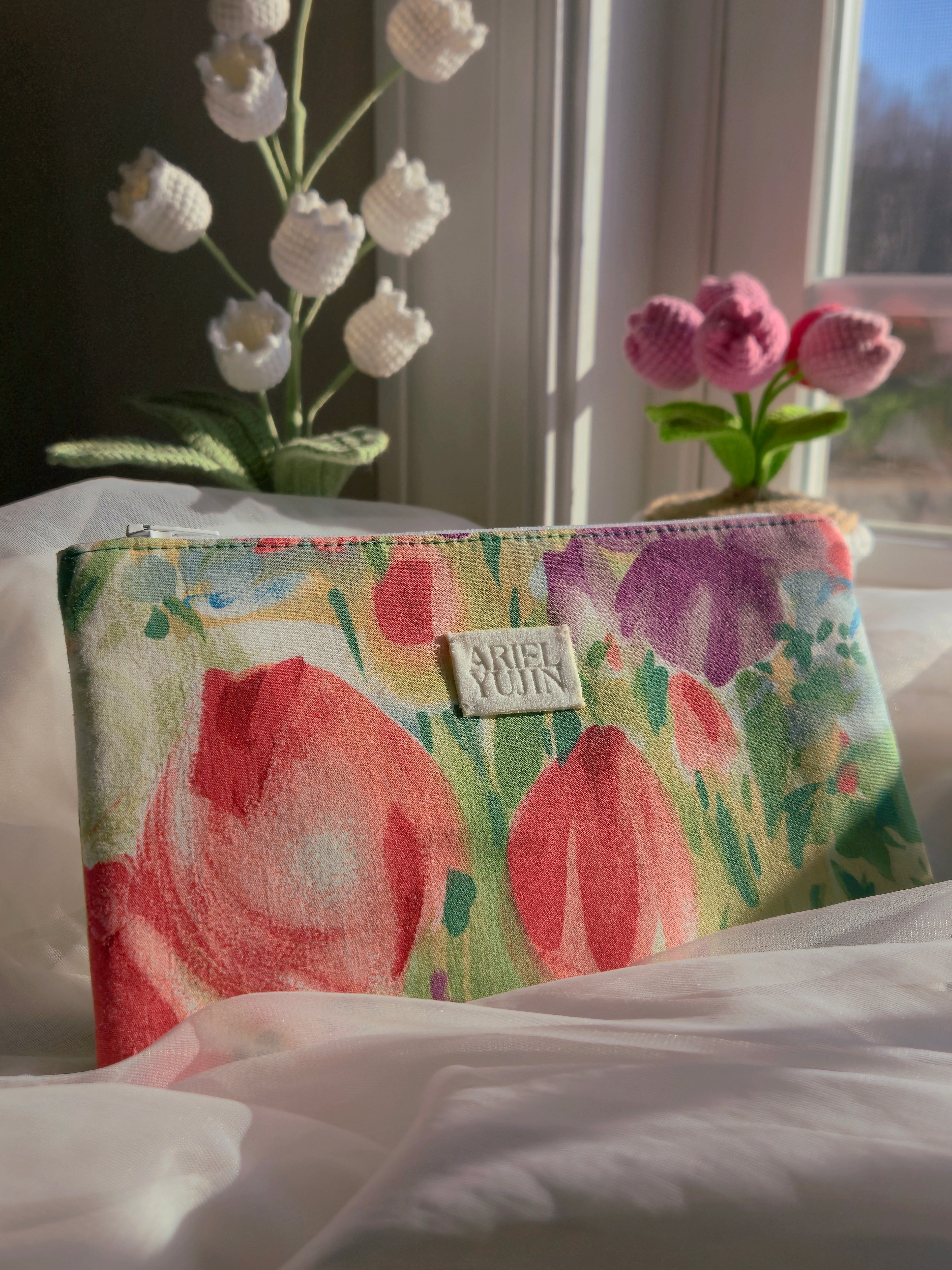 Waltzing Petals Keepsake Pouch