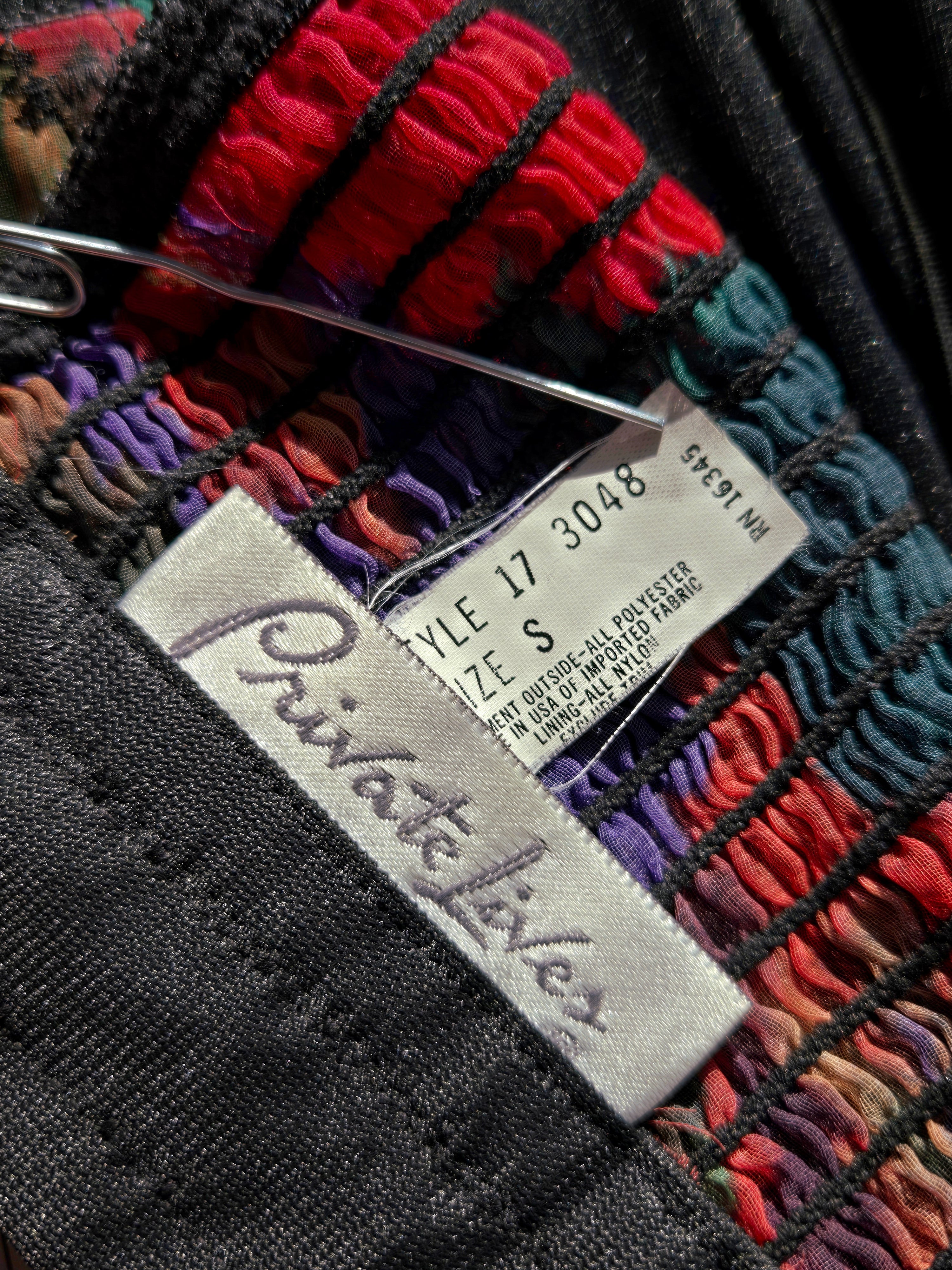 1990s Vintage Angelic Sheer Chiffon Bustier