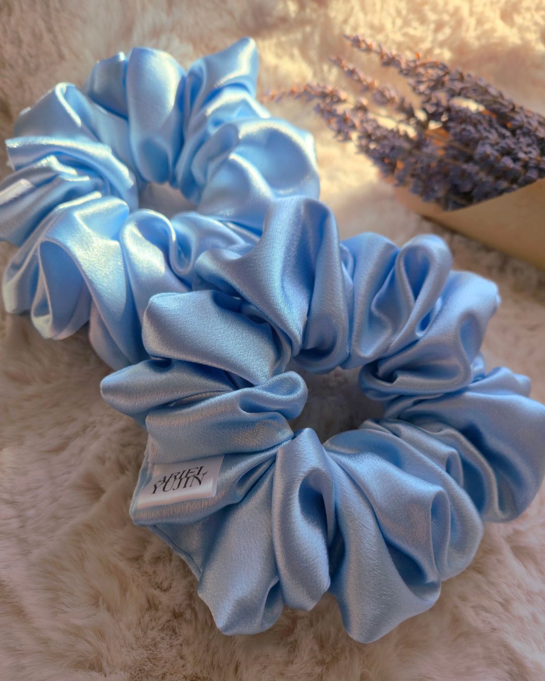 Ocean Pearl | Satin Scrunchie
