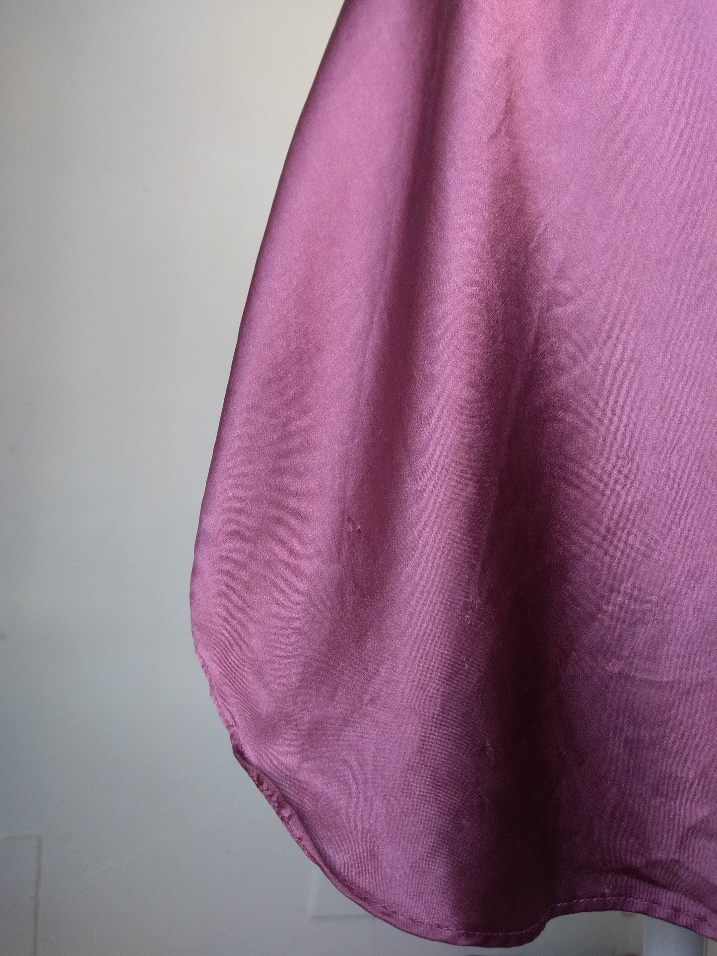 1980s Vintage Victoria's Secret Mauve Silk Slip Dress