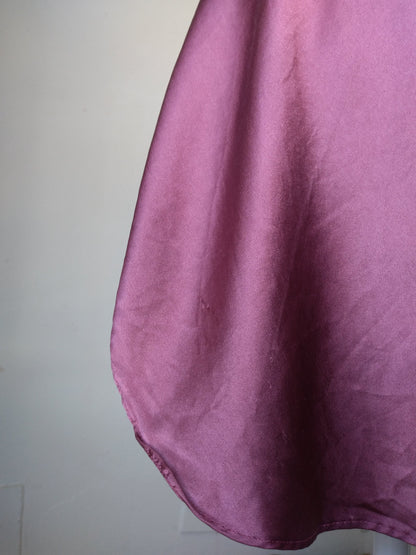 1980s Vintage Victoria's Secret Mauve Silk Slip Dress