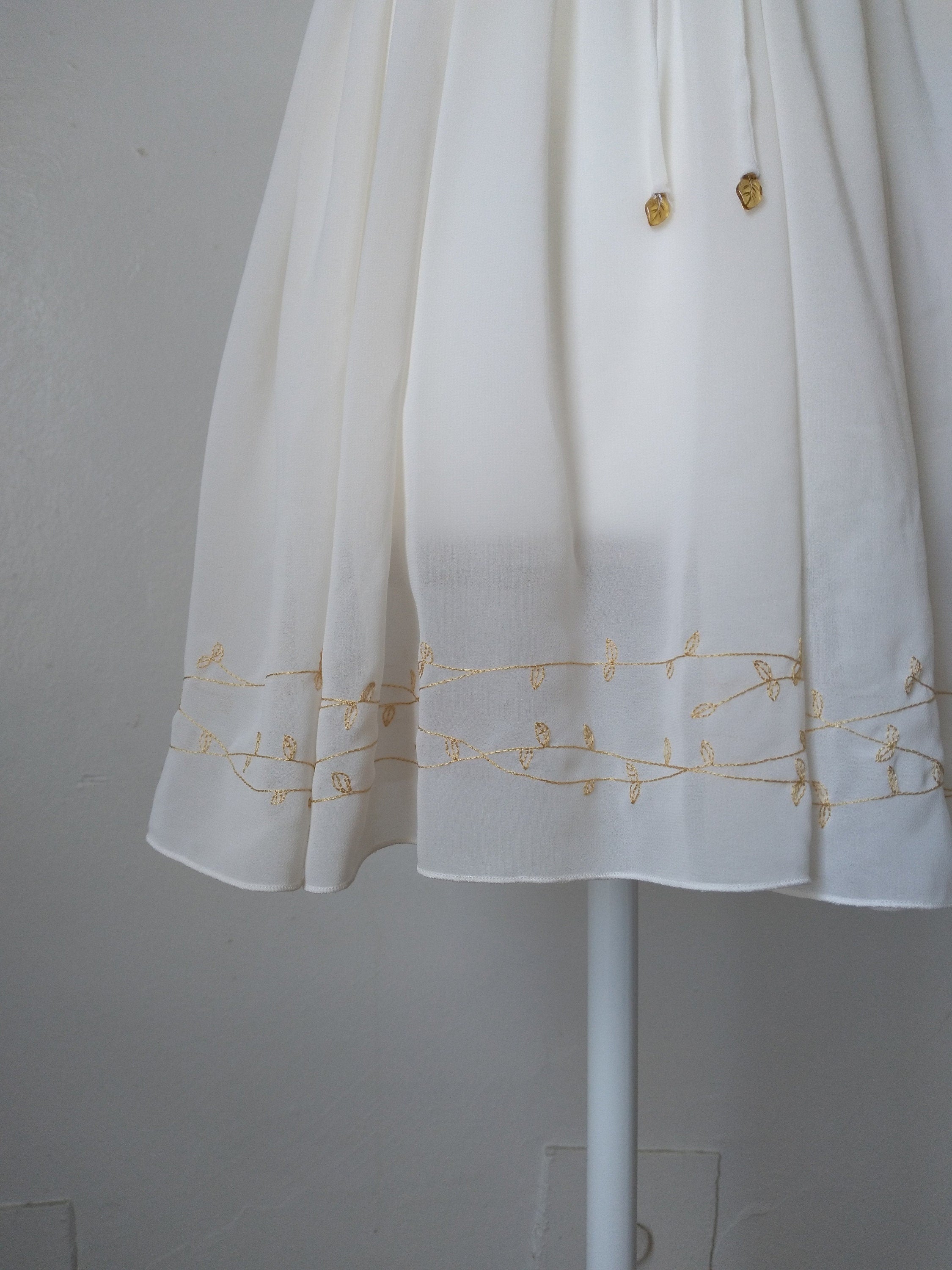 1990s Vintage Victoria's Secret White Bridal Babydoll