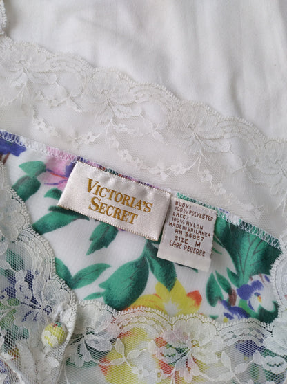 1980s Vintage Victoria's Secret Garden Floral Cami