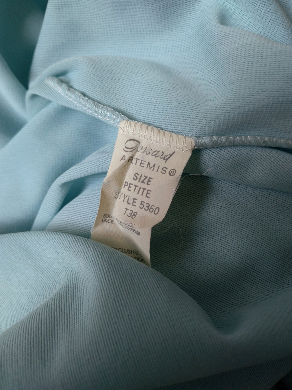 1960s Vintage Gossard Artemis Sky Blue Nightgown
